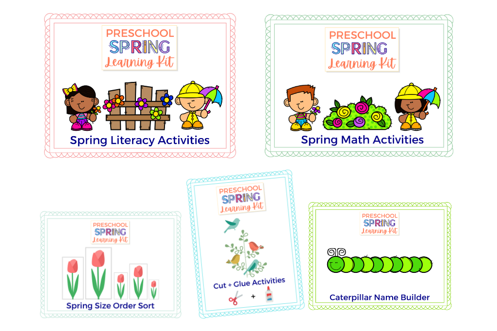 Preschool Spring Learning Kit