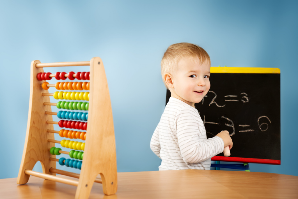 preschooler writing numbers