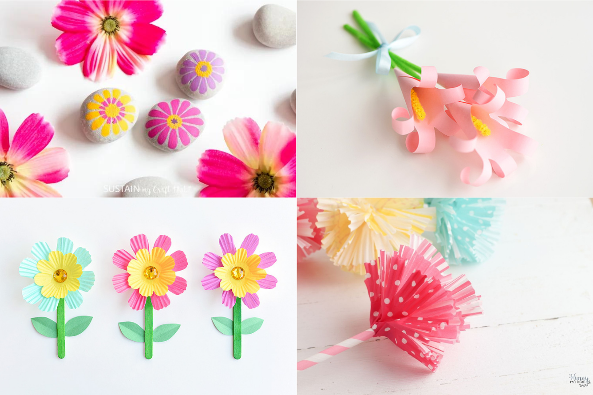 Fun Flowers Crafts for Preschoolers - Kindergarten Ready Skills