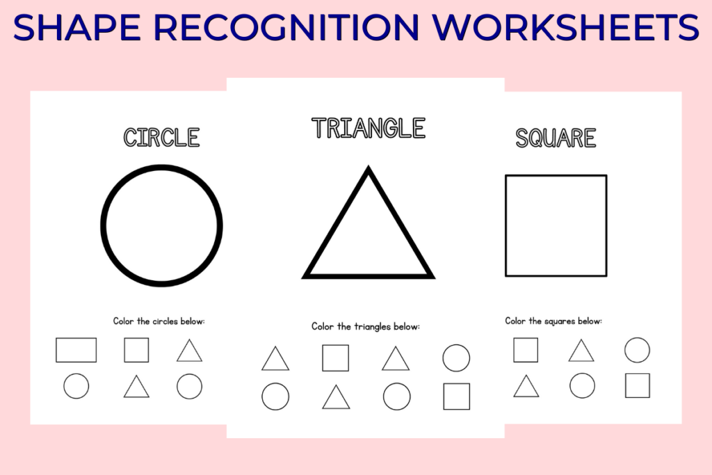 Preschool Shapes Worksheets  Free Printable Shapes Worksheets