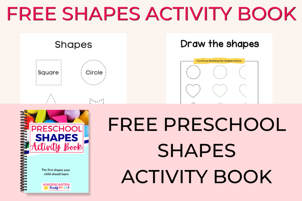 6 Best Shapes Worksheets for Preschoolers - Kindergarten Ready Skills